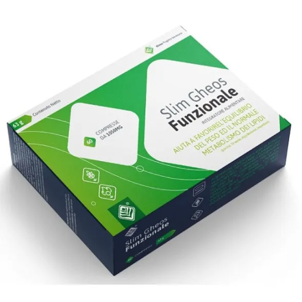 SLIM GHEOS FUNZIONALE 60 COMPRESSE 63 G