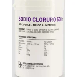 SODIO CLORURO 300 CAPSULE 500MG