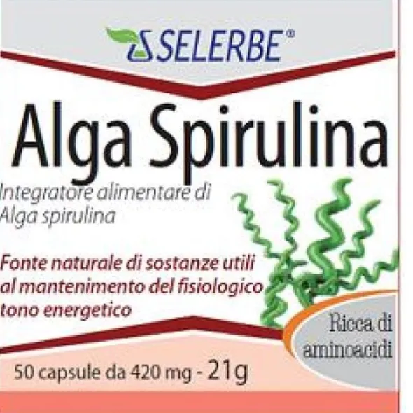 SPIRULINA ALGA ESTRATTO SECCO TITOLATO 50 CAPSULE