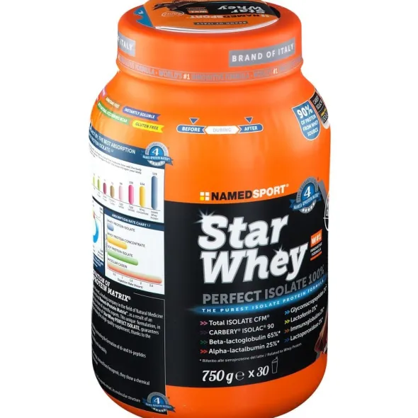 STAR WHEY SUBLIME CHOCOLATE 750 G CON EDULCORANTE SENZA GLUTINE