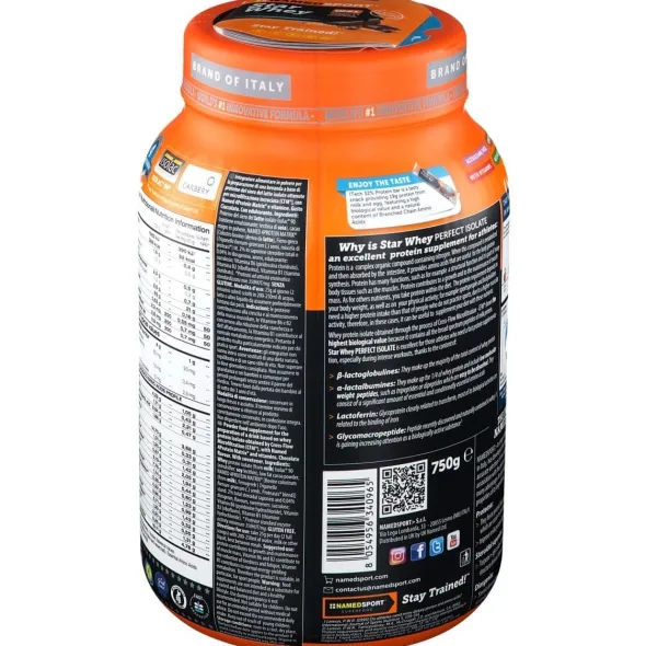 STAR WHEY SUBLIME CHOCOLATE 750 G CON EDULCORANTE SENZA GLUTINE