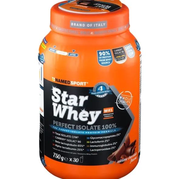 STAR WHEY SUBLIME CHOCOLATE 750 G CON EDULCORANTE SENZA GLUTINE