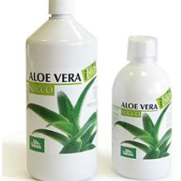 Succo di Aloe Vera biologico da 1 litro, OGM free
