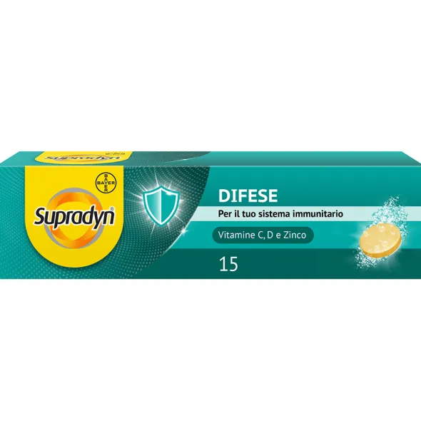 SUPRADYN DIFESE 15 COMPRESSE EFFERVESCENTI