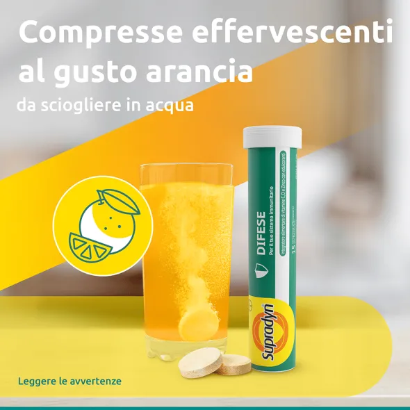 SUPRADYN DIFESE 15 COMPRESSE EFFERVESCENTI