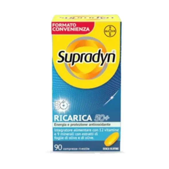 SUPRADYN RICARICA 50+ 90 COMPRESSE RIVESTITE DA 1,25 G SENZA GLUTINE