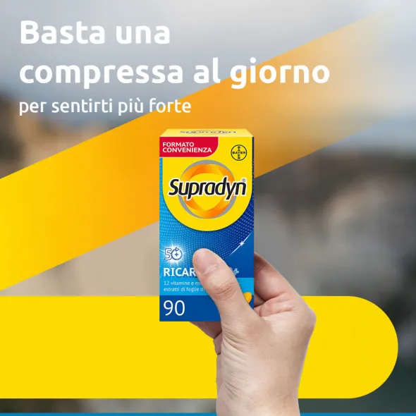 SUPRADYN RICARICA 50+ 90 COMPRESSE RIVESTITE DA 1,25 G SENZA GLUTINE