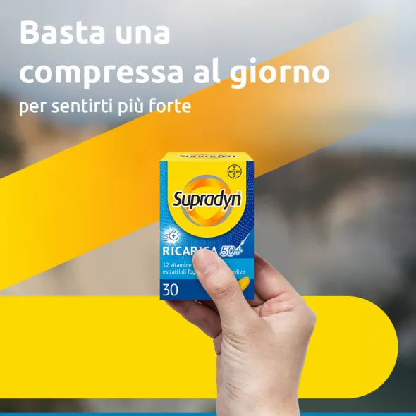 SUPRADYN RICARICA 50+ 30 COMPRESSE RIVESTITE SENZA GLUTINE