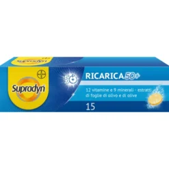 SUPRADYN RICARICA 50+ 15 COMPRESSE EFFERVESCENTI