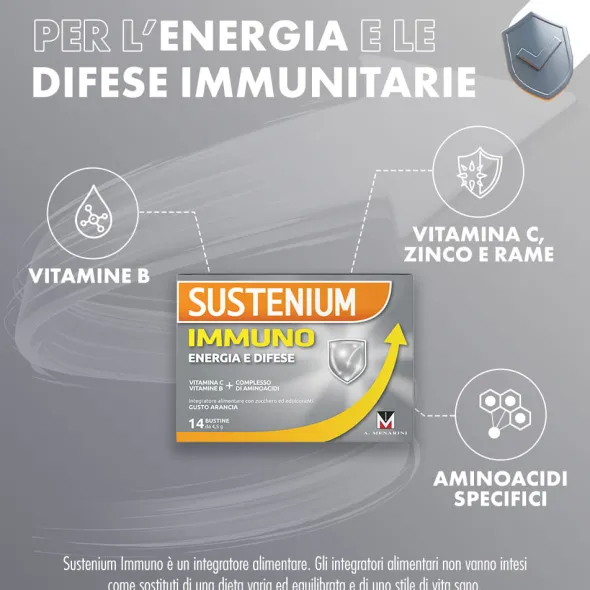 SUSTENIUM IMMUNO ENERGY 14 BUSTINE DA 4,5 G