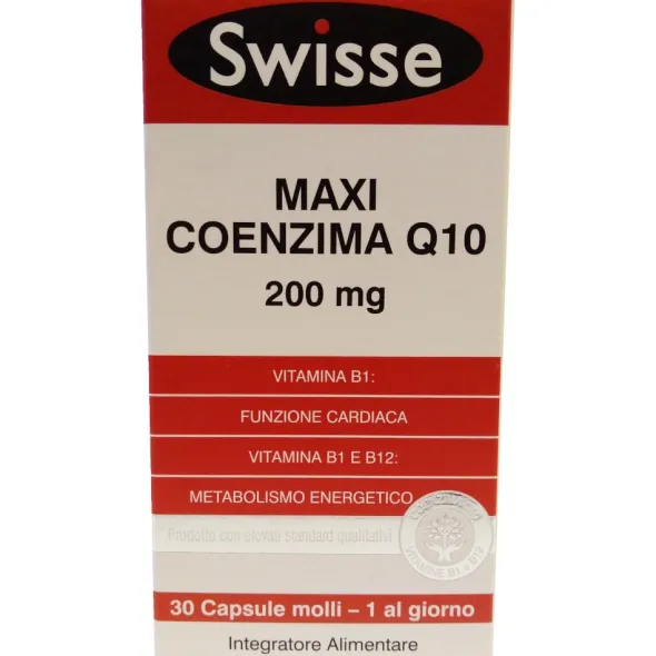 SWISSE MAXI COENZIMA Q10 200 MG 30 CAPSULE