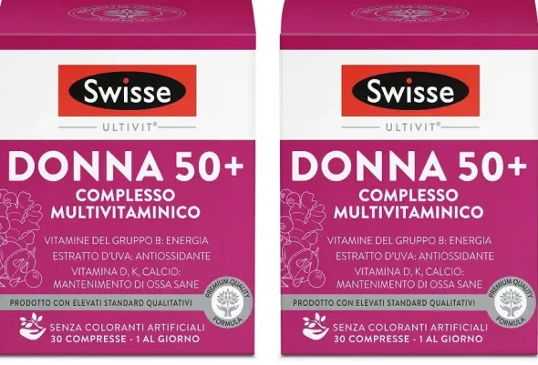 SWISSE MULTIVITAMINICO DONNA 50+ 30 COMPRESSE Pack da 2