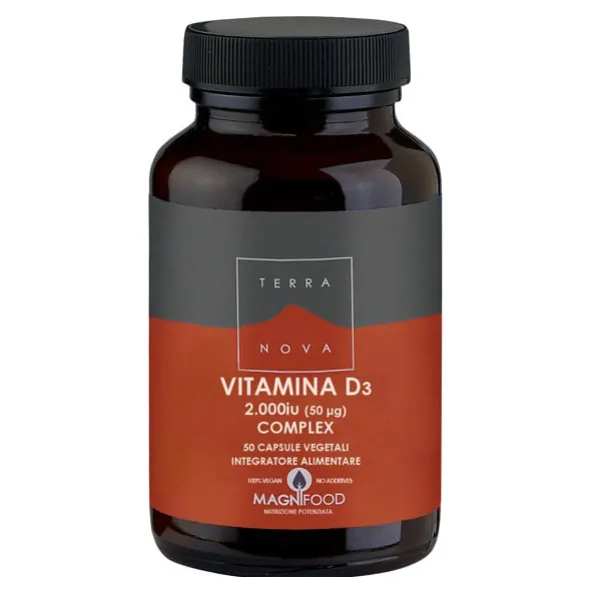 TERRANOVA COMPLESSO DI VITAMINA D3 2000 IU (50UG) 50 CAPSULE