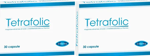 TETRAFOLIC 30 CAPSULE Pack da 2