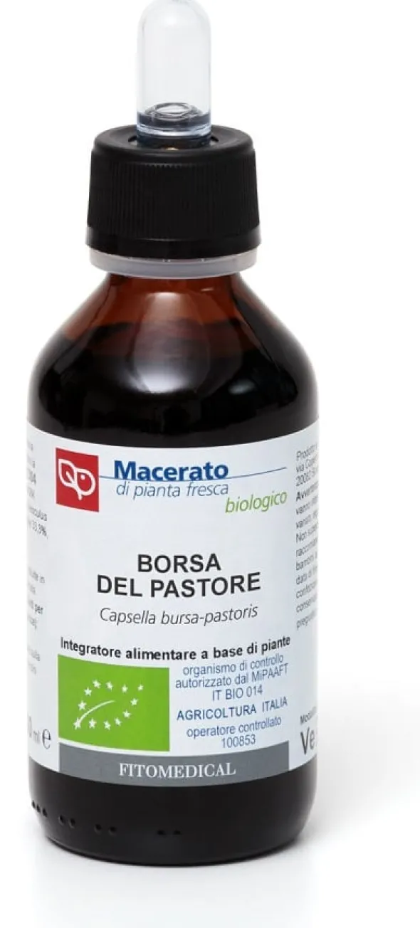 Tintura madre Borsa Pastore Bio in gocce, flacone 100ml