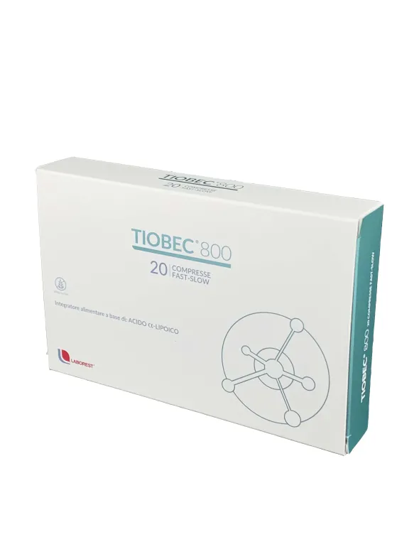 TIOBEC 800 20 COMPRESSE FAST-SLOW SENZA GLUTINE E LATTOSIO