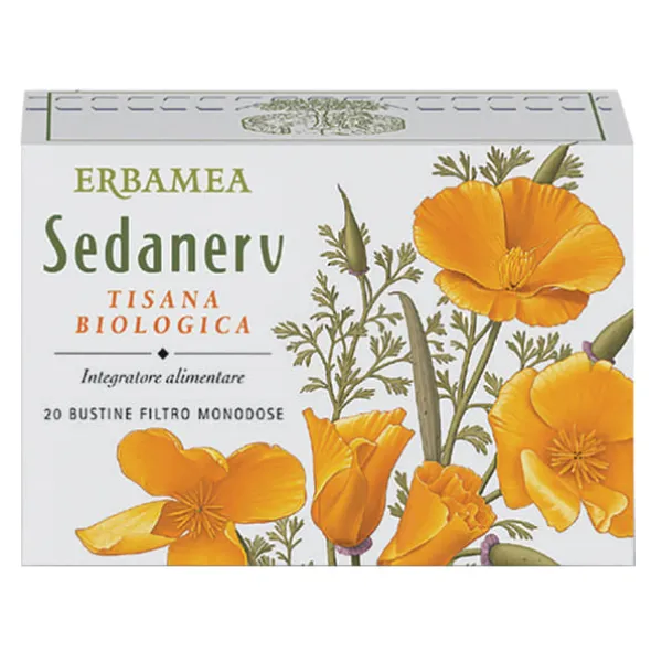 Tisana Biologica Sedanerv Erbamea per il riposo, 20 bustine