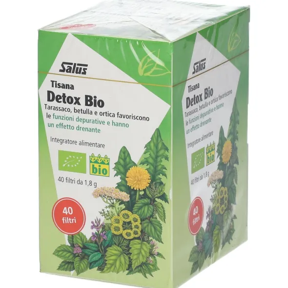 Tisana Detox Bio Salus depurativa e drenante, 40 filtri