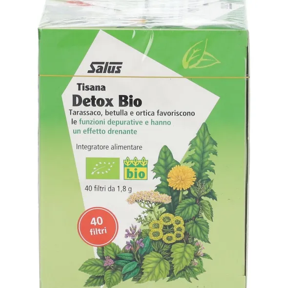Tisana Detox Bio Salus depurativa e drenante, 40 filtri