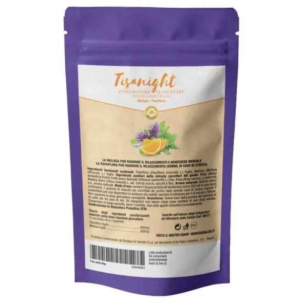 TISANIGHT MISCELA DI ERBE 80 G TAGLIO TISANA