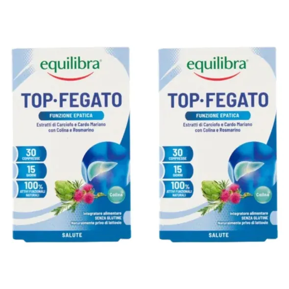 Top Fegato Con ALOE 30 Compresse Pack X2