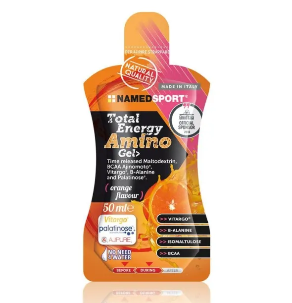 TOTAL ENERGY AMINO GEL ORANGE FLAVOUR 50 ML