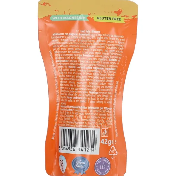 TOTAL ENERGY FRUIT JELLY PEACH ORANGE & LEMON 42 G