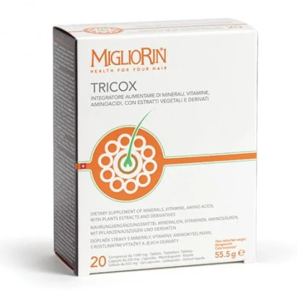 TRICOX 20 TAVOLETTE + 20 GELLULE + 20 CAPSULE NUOVA FORMULA