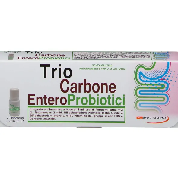 TRIOCARBONE ENTEROPROBIOTICI 7 FLACONCINI X 10 ML