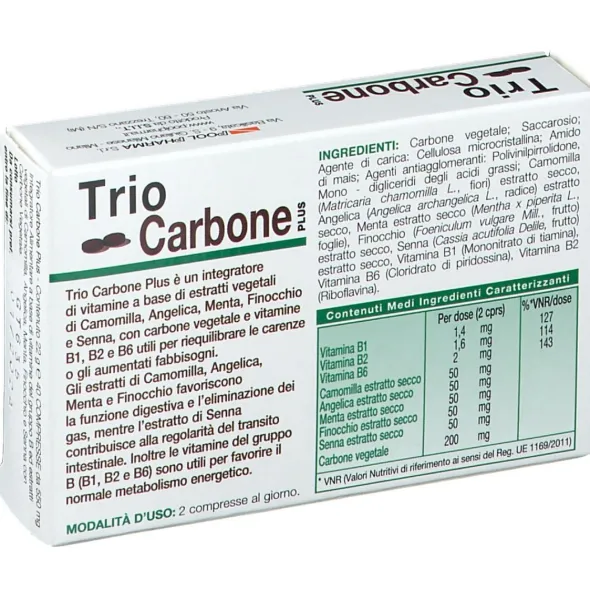 TRIOCARBONE PLUS 40 COMPRESSE