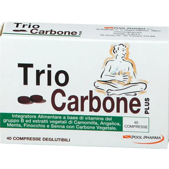 TRIOCARBONE PLUS 40 COMPRESSE