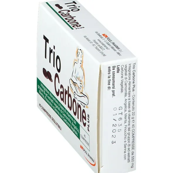 TRIOCARBONE PLUS 40 COMPRESSE
