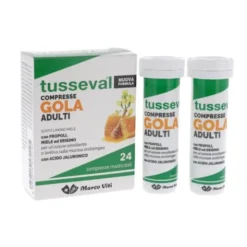 TUSSEVAL GOLA ADULTI 24 COMPRESSE MASTICABILI LIMONE E MIELE