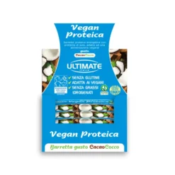 ULTIMATE BARRETTA VEGAN PROTEICA CACAO/COCCO 24 PEZZI