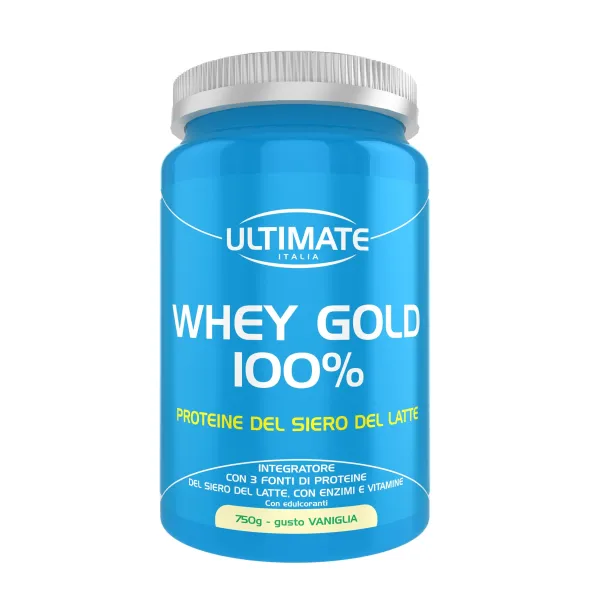 ULTIMATE WHEY GOLD 100 % VANIGLIA 750 G