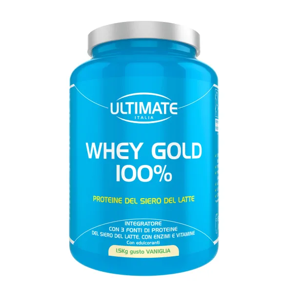 ULTIMATE WHEY GOLD 100 % VANIGLIA 1,5 KG