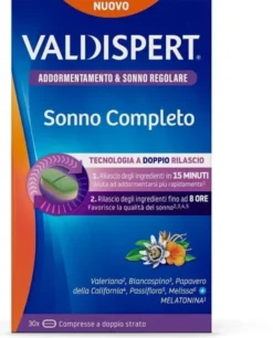 VALDISPERT SONNO COMPLETO 30 COMPRESSE A DOPPIO STRATO