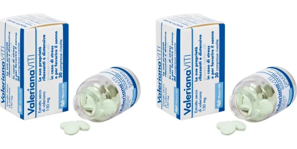 VALERIANA VITI 30 COMPRESSE RIVESTITE Pack da 2