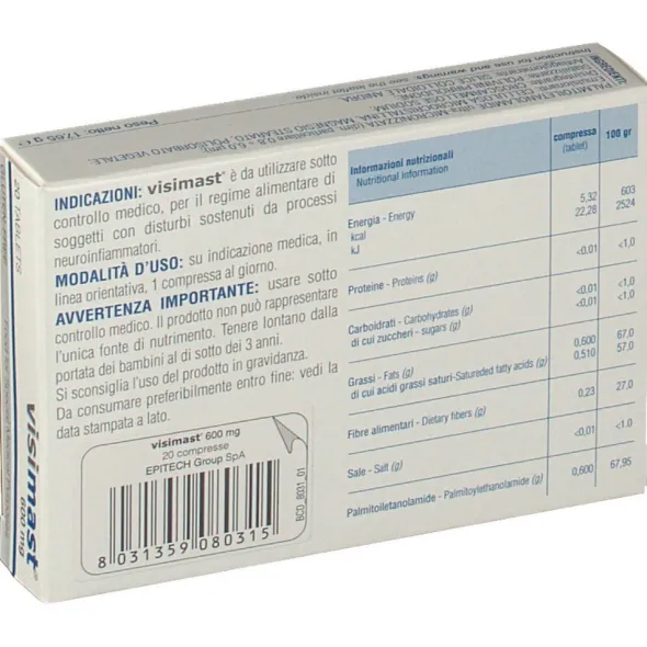 VISIMAST 600MG 20 COMPRESSE