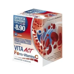 VITA ACT FERRO+VITAMINA C 60 CAPSULE