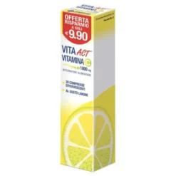 VITA ACT VITAMINA C 1000MG 20 COMPRESSE EFFERVESCENTI LIMONE