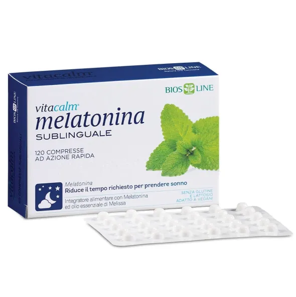 VITACALM MELATONINA 120 COMPRESSE SUBLINGUALI