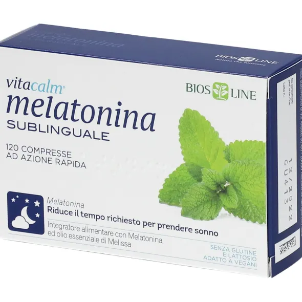 VITACALM MELATONINA 120 COMPRESSE SUBLINGUALI