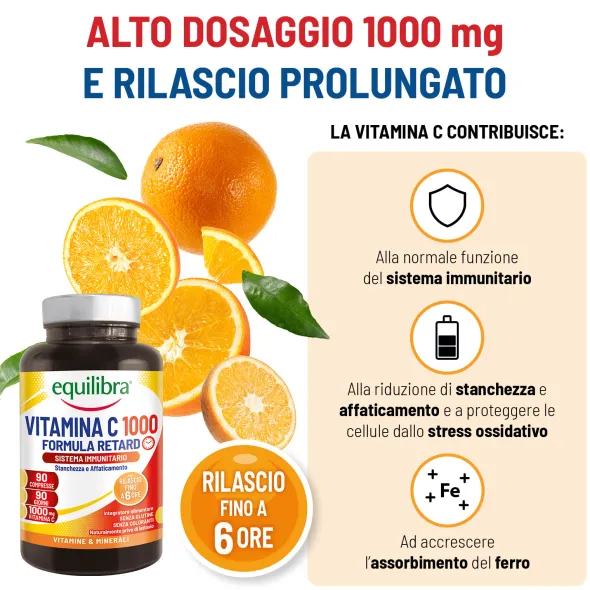 VITAMINA C 1000 90 COMPRESSE