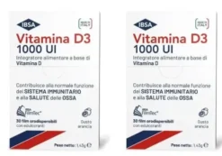 VITAMINA D3 IBSA 1000UI 30 FILM ORODISPERSIBILI Pack da 2
