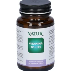 VITAMINA D3+K2 60 CAPSULE