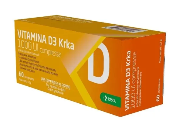 VITAMINA D3 KRKA 1000 UI 60 COMPRESSE