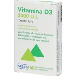 VITAMINA D3 2000UI OROSOLUBILE 60 COMPRESSE