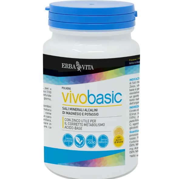 VIVOBASIC POLVERE CON SUCCO DI LIMONE 200 G