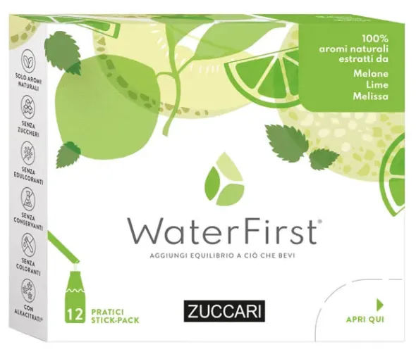 WATER FIRST MELONE-LIME-MELISSA 12 STICK PACK
